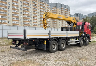 JAC N410 (41т) КМУ SQS 350-5 (14т) БОРТ 7,8×2,55×0,6м